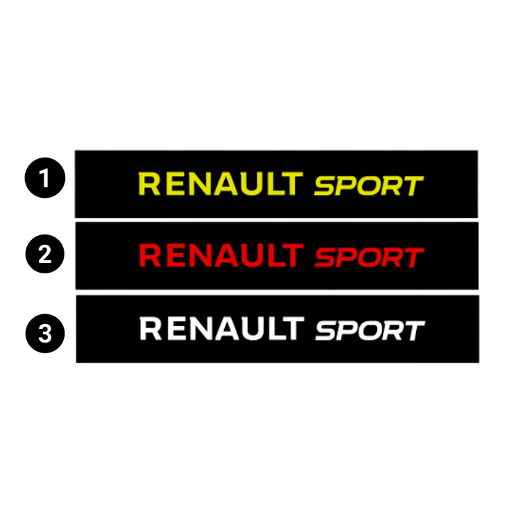 Bandeau Pare Soleil "RENAULT SPORT" pour Renault Sport - JOYAUTO
