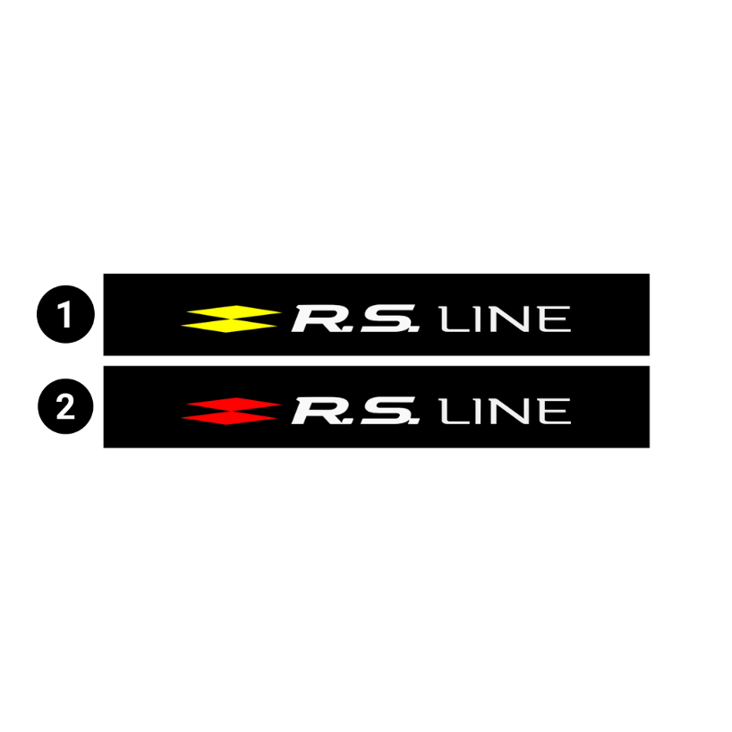 Bandeau Pare Soleil "RS LINE" pour Renault & Renault Sport - JOYAUTO