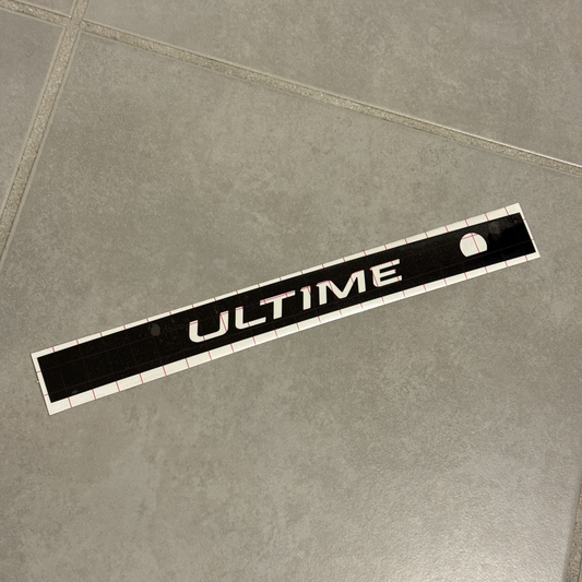 Sticker Feu Stop "ULTIME" Megane 4rs Noir Brillant