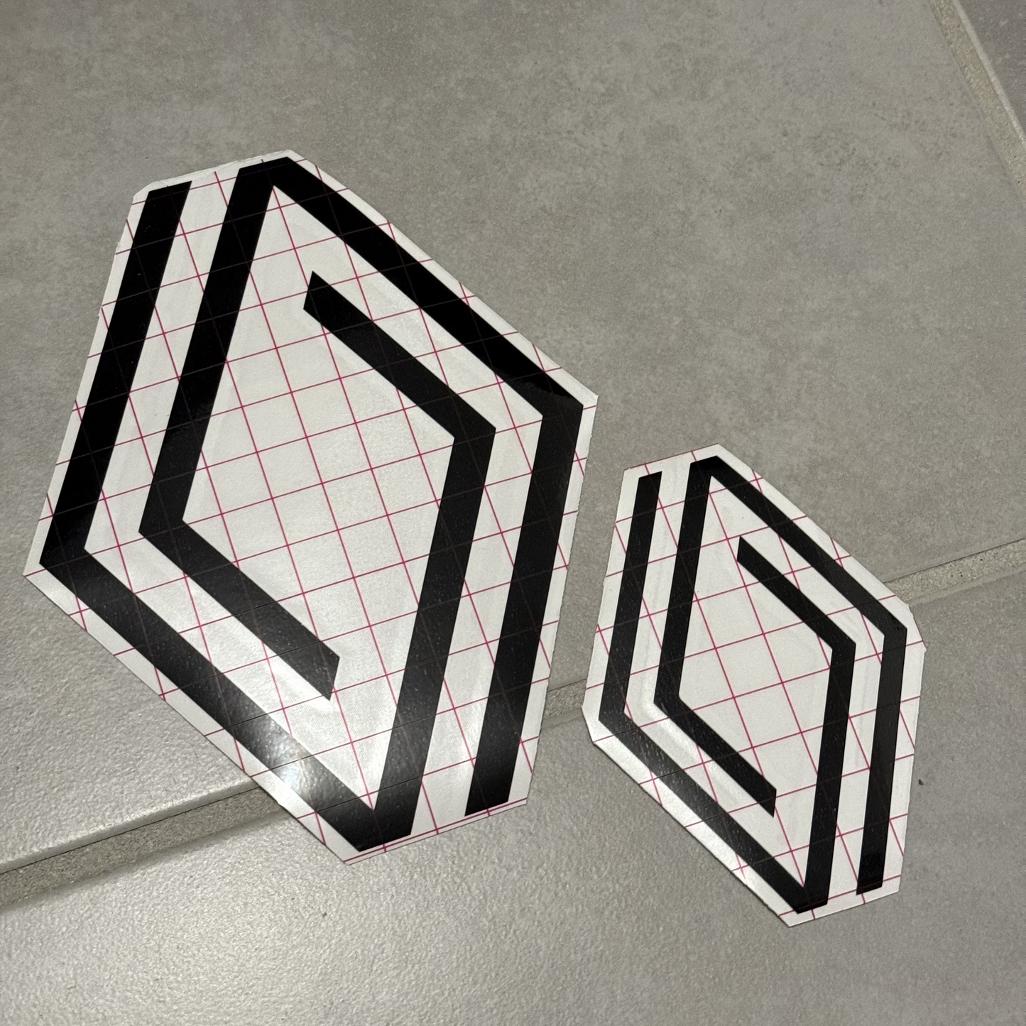 Pack 2 Stickers Logo Avant & Arrière "Renault Sport"