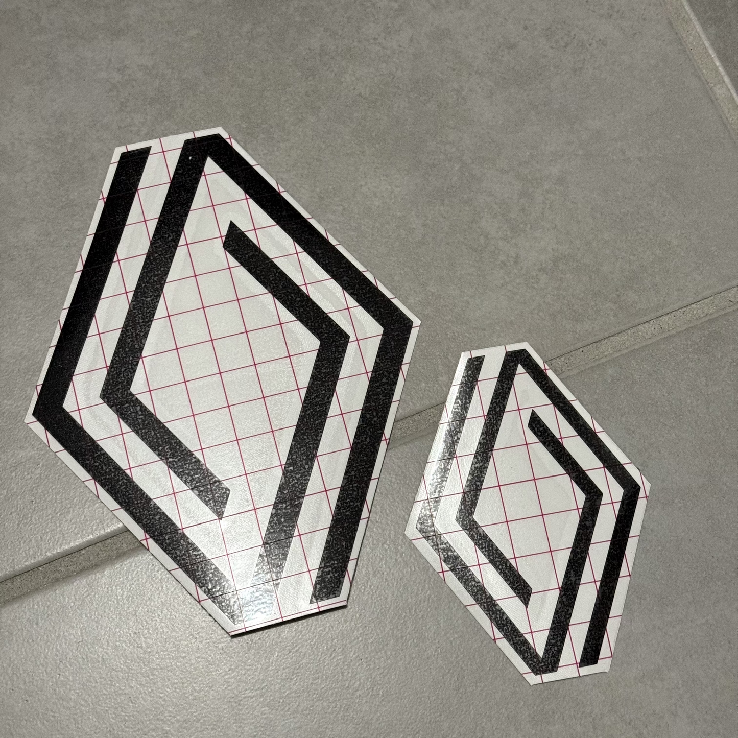 Pack 2 Stickers Logo Avant & Arrière "Renault Sport"