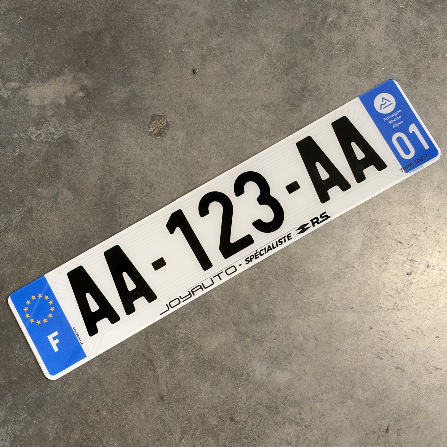 Plaques d'immatriculation JOYAUTO - Spécialiste RS