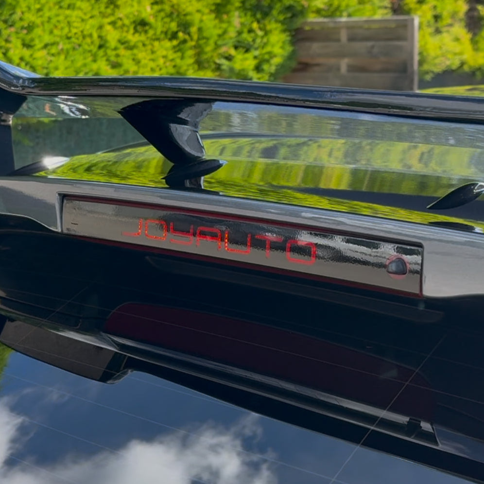 Sticker Feu Stop "JOYAUTO" Noir Brillant