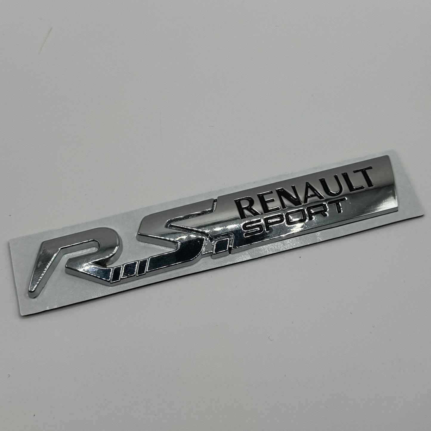 Monogramme Arrière Chrome "RS Renault Sport"