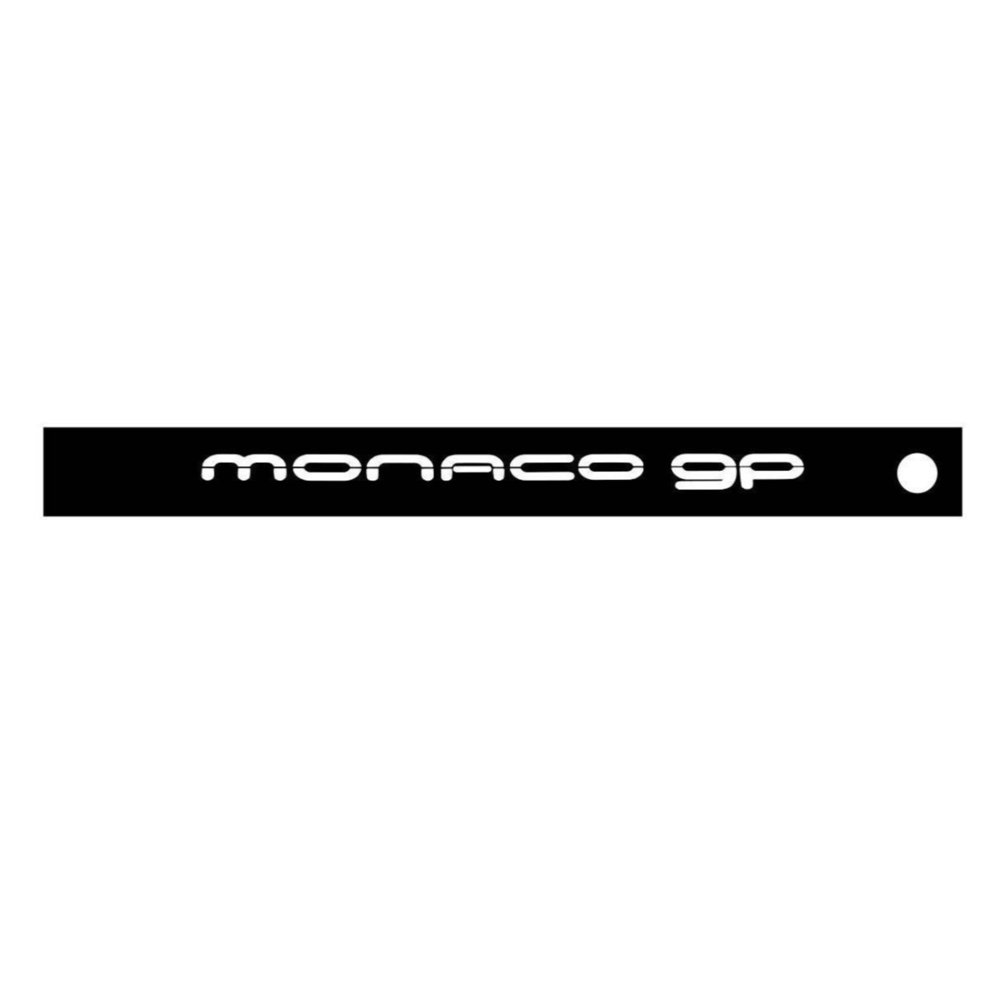 Sticker Feu Stop "MONACO GP" pour Megane 3rs