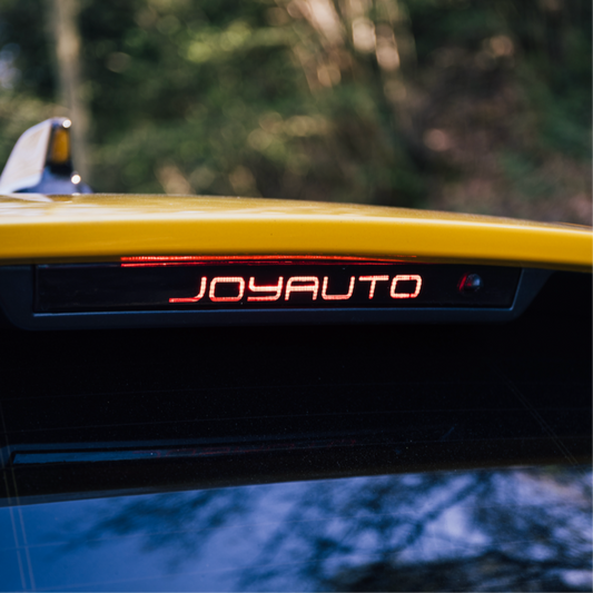 Sticker Feu Stop "JOYAUTO" Noir Brillant