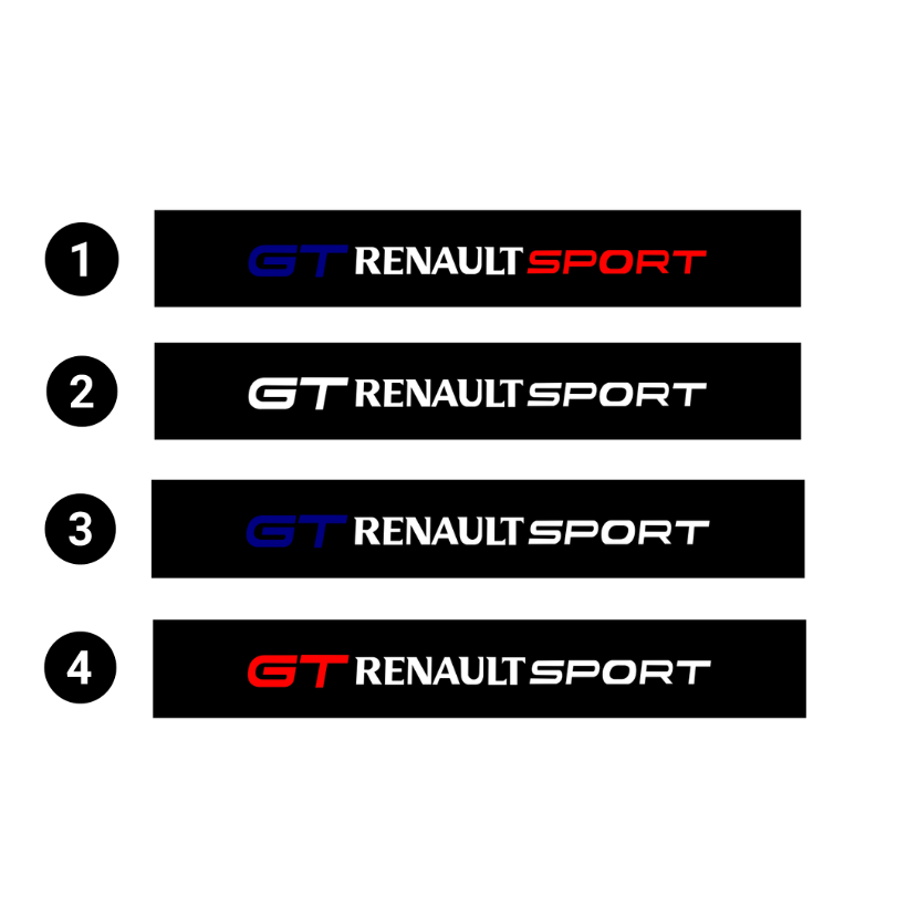 Bandeau Pare Soleil "GT RENAULT SPORT" pour Renault Sport - JOYAUTO