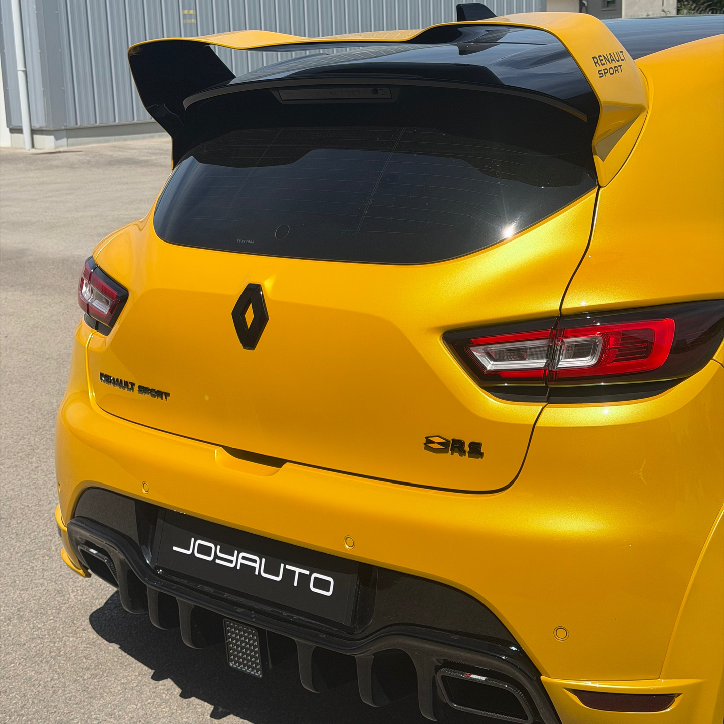 Logo Arrière Noir Clio 4rs POUR MODÈLE SANS CAMÉRA