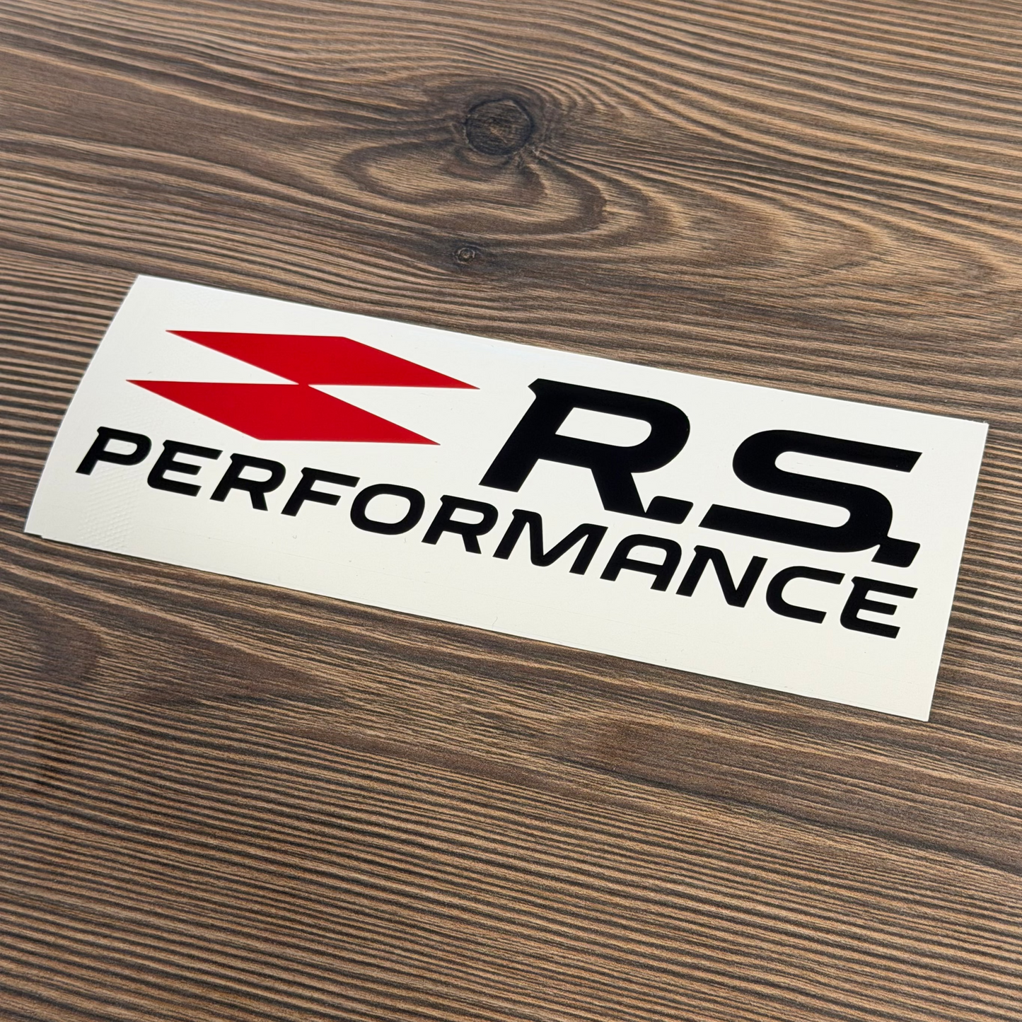 Stickers "RS PERFORMANCE" Noir/Blanc/Rouge pour Renault Sport