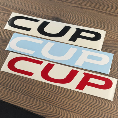 Stickers "CUP" lame avant Megane 3rs & Clio 4rs