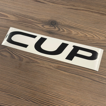 Stickers "CUP" lame avant Megane 3rs & Clio 4rs