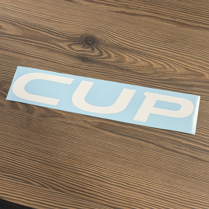 Stickers "CUP" lame avant Megane 3rs & Clio 4rs