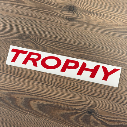 Stickers "TROPHY" lame avant Clio 4rs