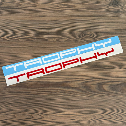 Stickers "TROPHY" lame avant Megane 3rs Phase 1/2
