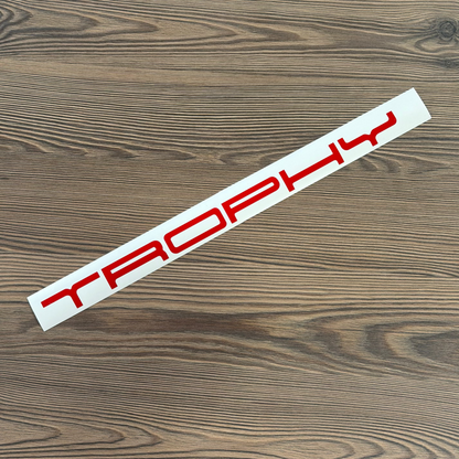 Stickers "TROPHY" lame avant Megane 3rs Phase 1/2