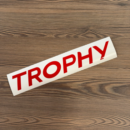 Stickers "TROPHY" lame avant Megane 3rs Phase 3