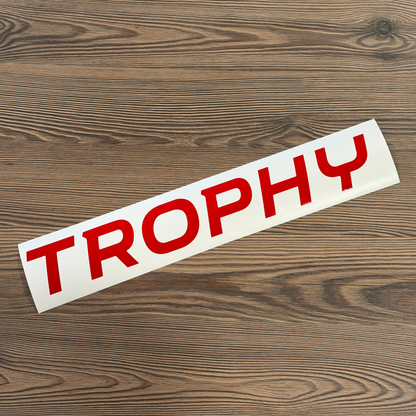 Stickers "TROPHY" lame avant Megane 4rs