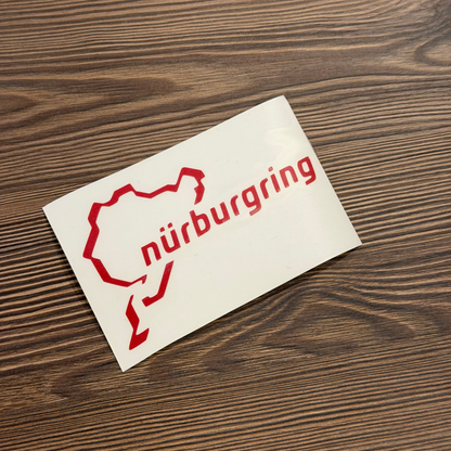 Stickers Nürburgring Noir/Blanc/Rouge