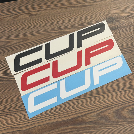 Stickers "CUP" lame avant Megane 4rs