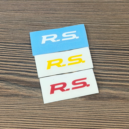 Stickers "RS" pour Jantes Clio 4rs (Pack de 4)