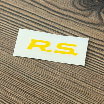 Stickers "RS" pour Jantes Clio 4rs (Pack de 4)