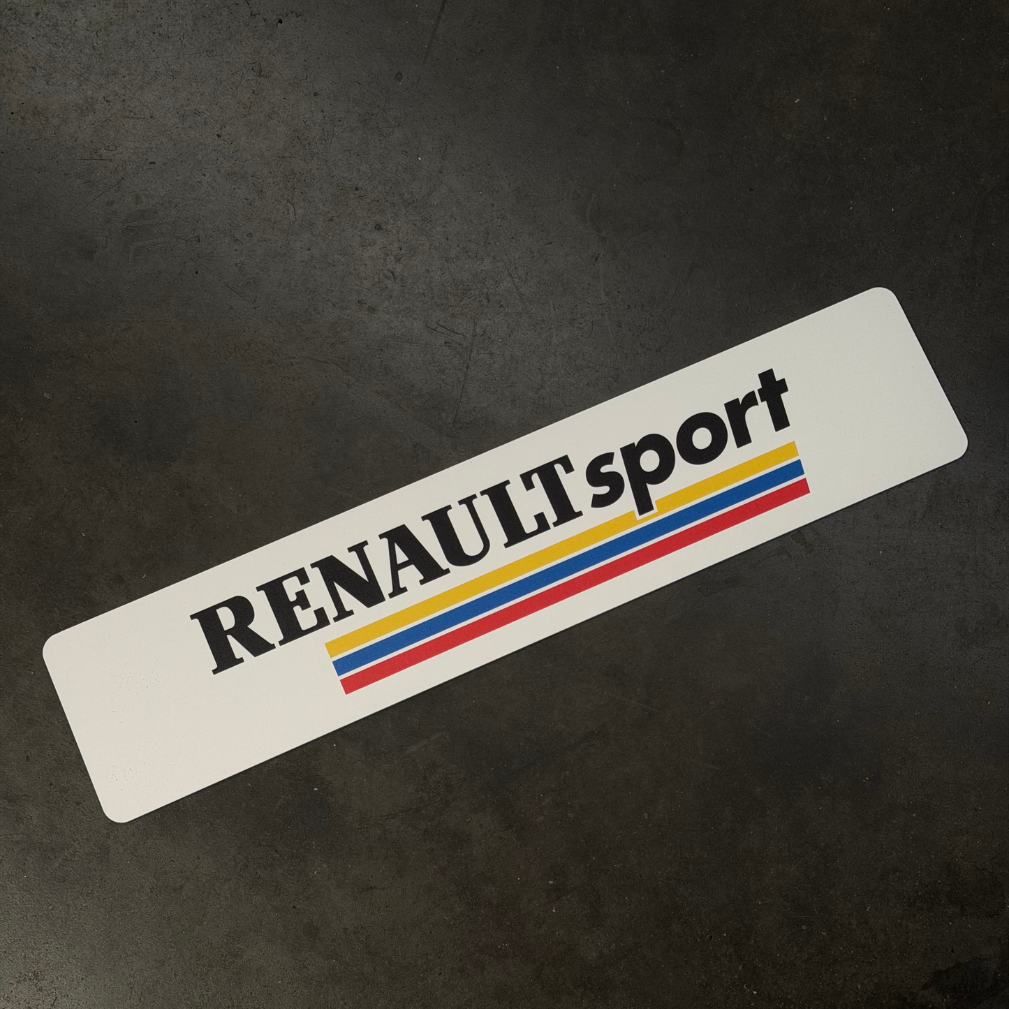 Cache Plaque "RENAULT SPORT" Noir ou Blanc