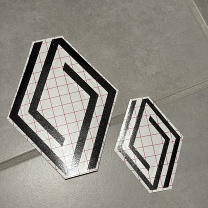 Pack 2 Stickers Logo Avant & Arrière "Renault Sport"
