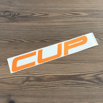 Stickers "CUP ou TROPHY " Orange Tonic pour Megane 4rs