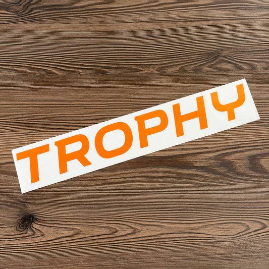 Stickers "CUP ou TROPHY " Orange Tonic pour Megane 4rs