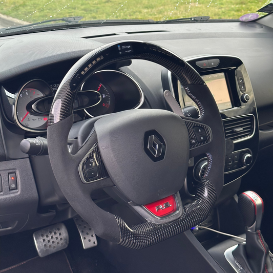 Volant Carbone LED Clio 4rs - JOYAUTO