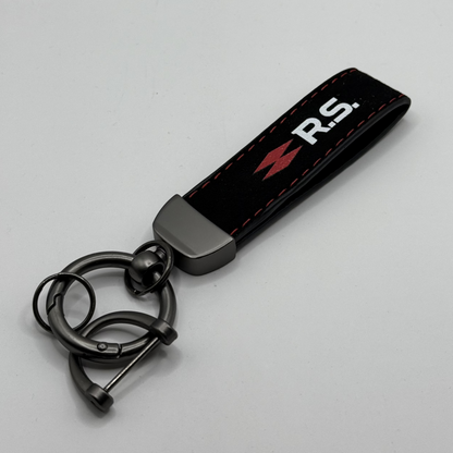 Porte clé "Rs Performance" en Cuir