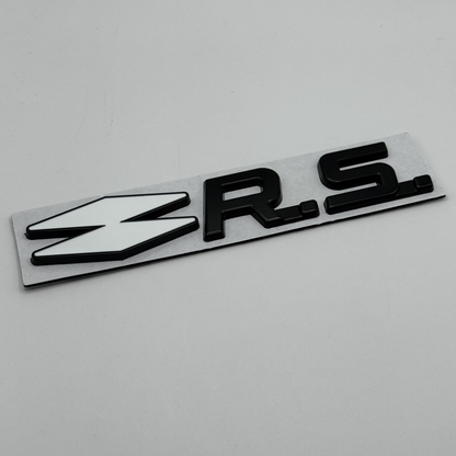 Monogramme Arrière Noir "RS" coloris au choix