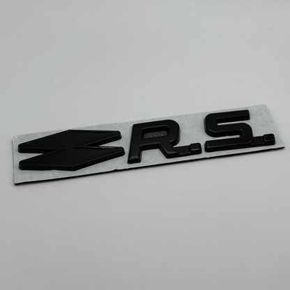 Monogramme Arrière Noir "RS" coloris au choix