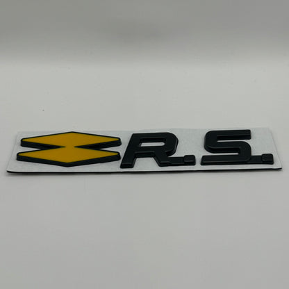 Monogramme Arrière Noir "Renault Sport" Megane 4rs